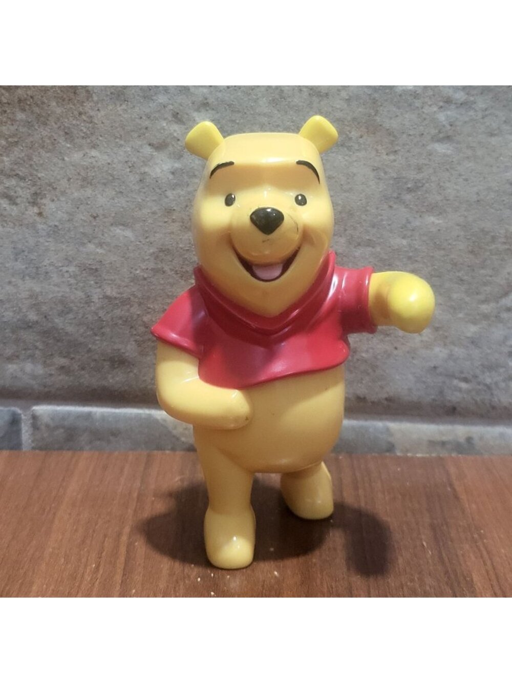 Vintage Disney Winnie The Pooh PVC Figure Cake Topper Toy Figurine